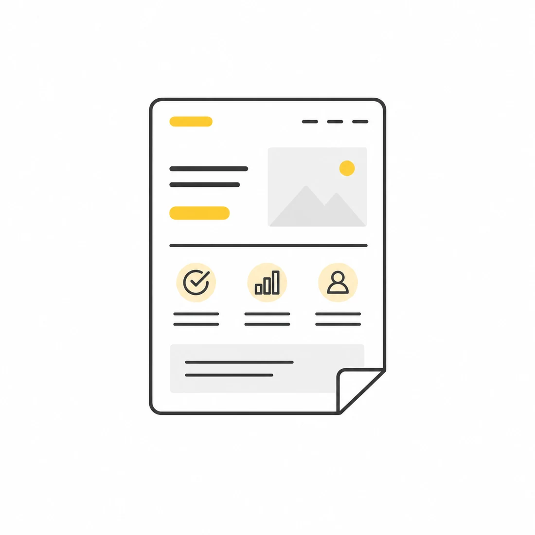 LP制作を表すWebページのイラスト
